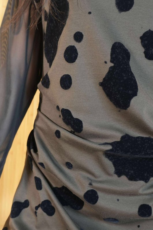 Oscar Petra Dress Chocolate